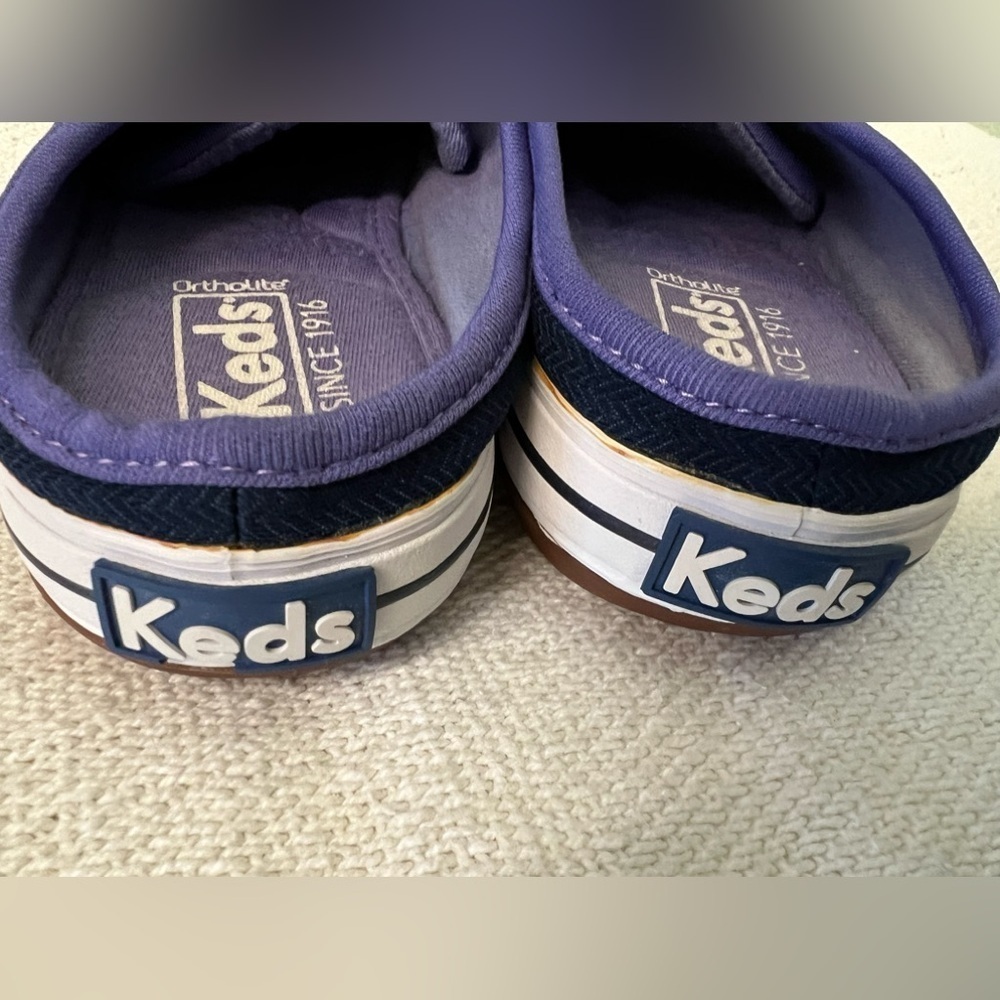 Women’s Keds Laced Mule Slide Blue Size 9.5 - Picture 8 of 9